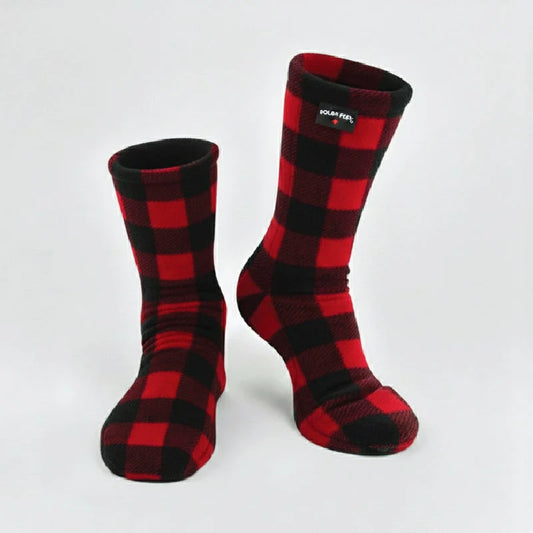 Polar Feet Fleece Socks - Lumberjack