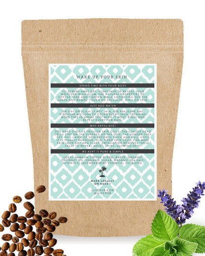 Lavender Mint Coffee Scrub