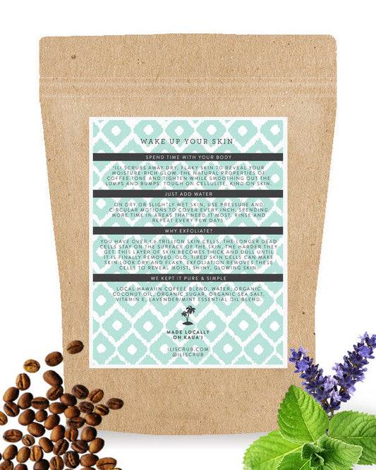 Lavender Mint Coffee Scrub