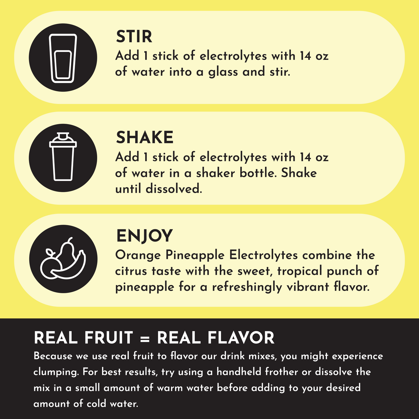 Lemonade Electrolytes Stick