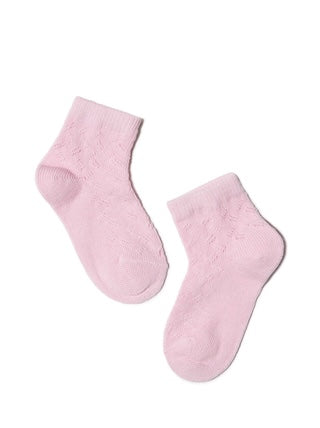 Conte-Kids Miss #7С-76СП(113) - Lot of 2 pairs Cotton Openwork Ajour Socks For Girls