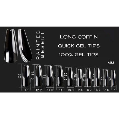 LONG Coffin Quick Gel Tips