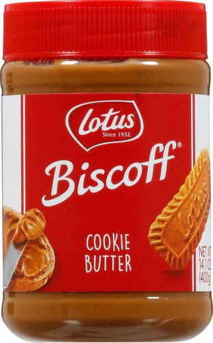 Lotus Biscoff Cookie Butter Spread: Peanut Butter Alternative (Pack of 8 x 13.4 Oz)