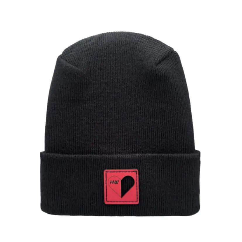 Love-Inspired H-Stitch Beanie – Black | Limited Edition