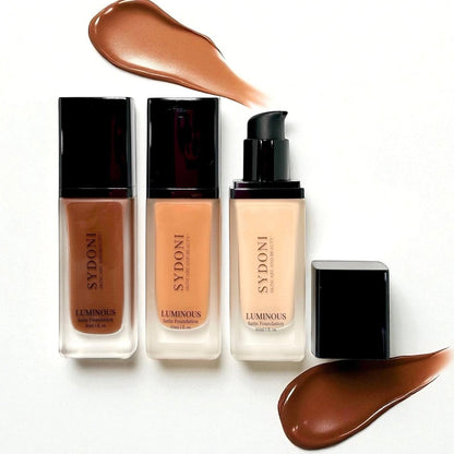 SYDONI LUMINOUS SATIN FOUNDATION – Radiant Skin, Smooth Perfection 30ml 1 fl. oz (16 Shades)