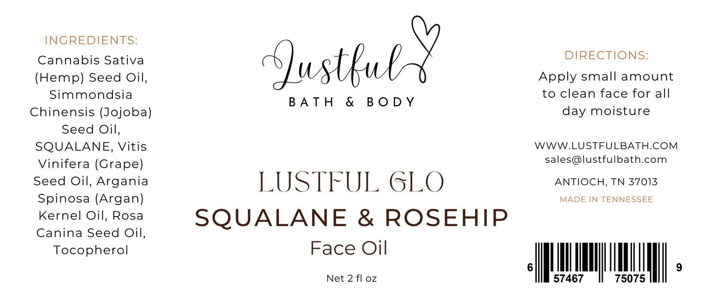 LUSTFUL GLO FACE OIL