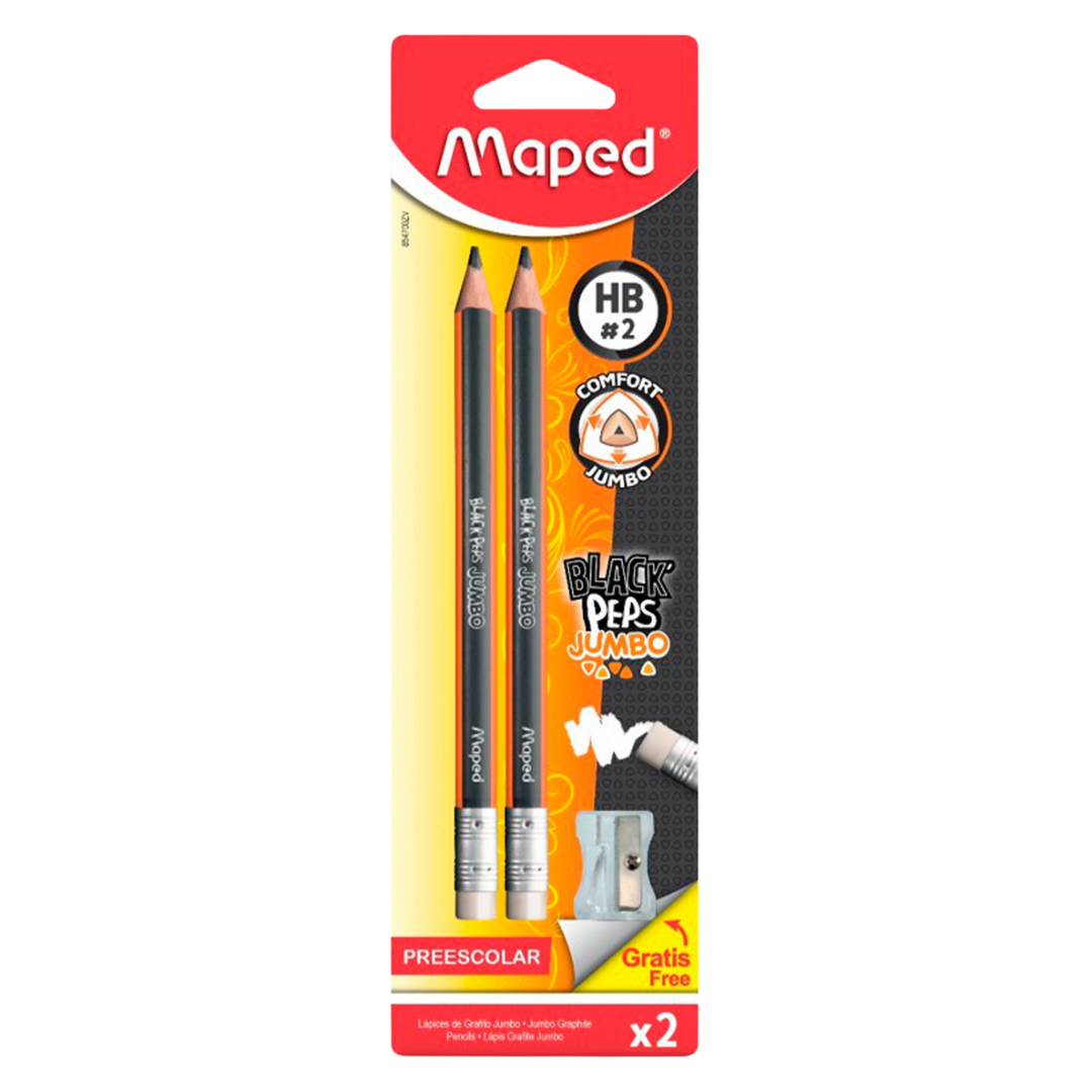 Maped Jumbo Mechanical Pencils (2 Pack, 0.7 mm)