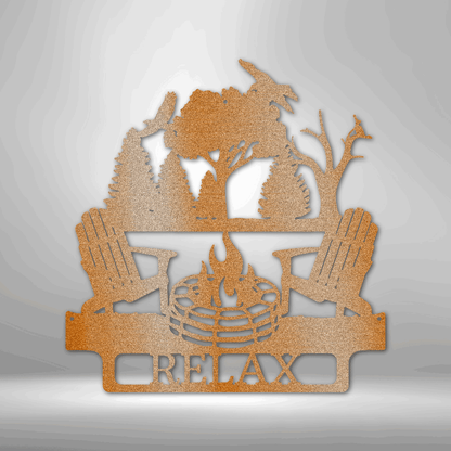 Campfire Personalized Gifts - Custom Metal Sign