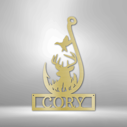 Deer Personalized Gifts - Custom Metal Sign