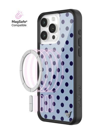 Polka Dot | Blue and Navy Blue iPhone Case
