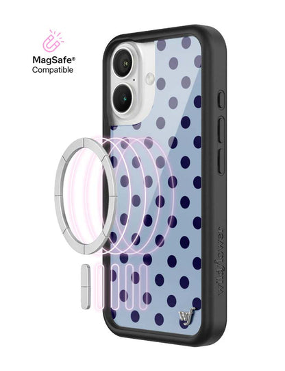 Polka Dot | Blue and Navy Blue iPhone Case