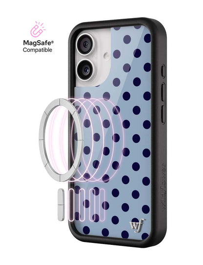 Polka Dot | Blue and Navy Blue iPhone Case
