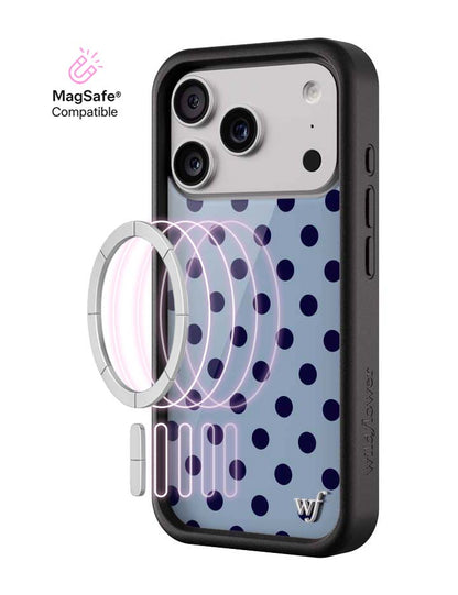Polka Dot | Blue and Navy Blue iPhone Case