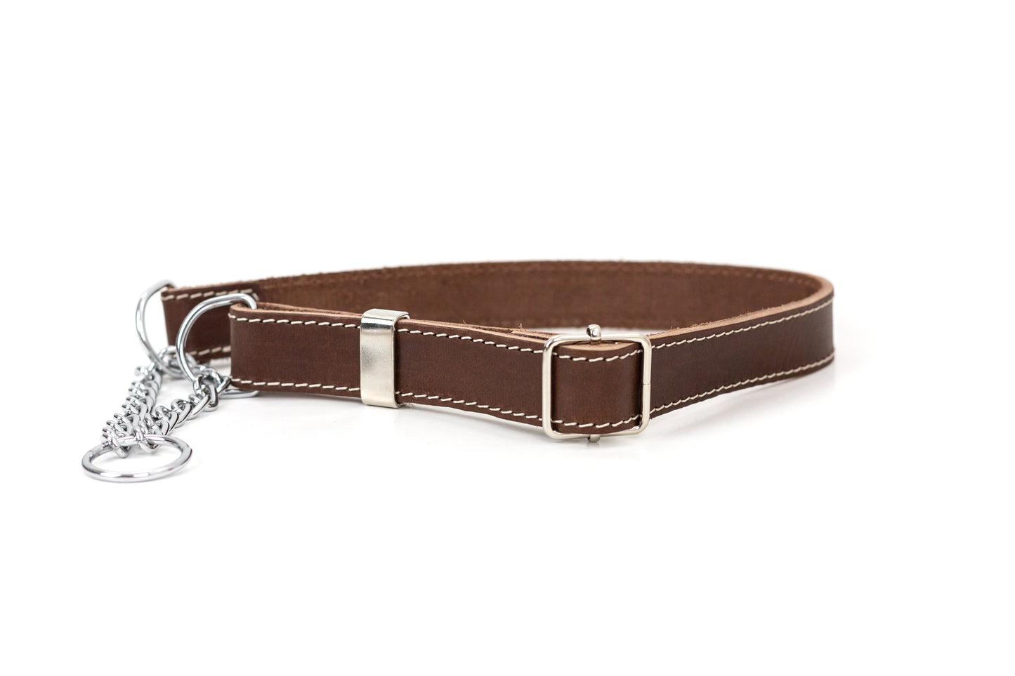 Martingale Leather Dog Collar