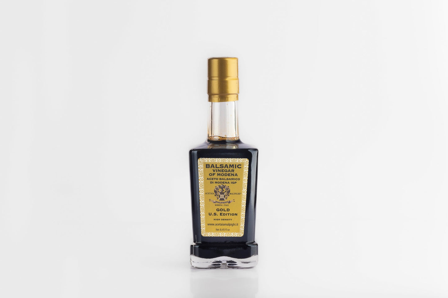 Acetaia Malpighi Gold Balsamic Vinegar of Modena — IGP Certified, Aged 15-20 Years