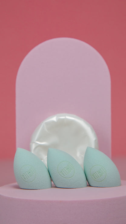 Mini Angled Sponge Pack - Black