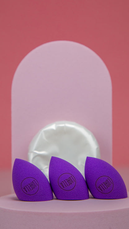 Mini Angled Sponge Pack - Black