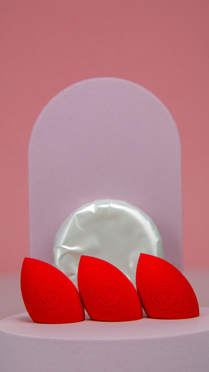 Mini Angled Sponge Pack - Black