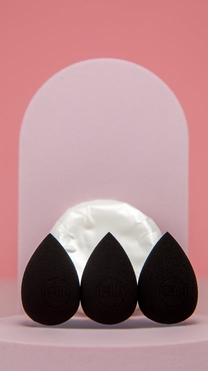 Mini Teardrop Sponge Pack - Black