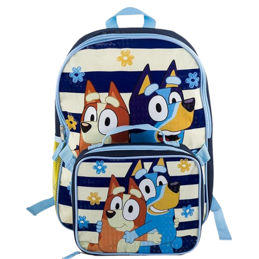 Bluey Backpack with Lunch Bag Set