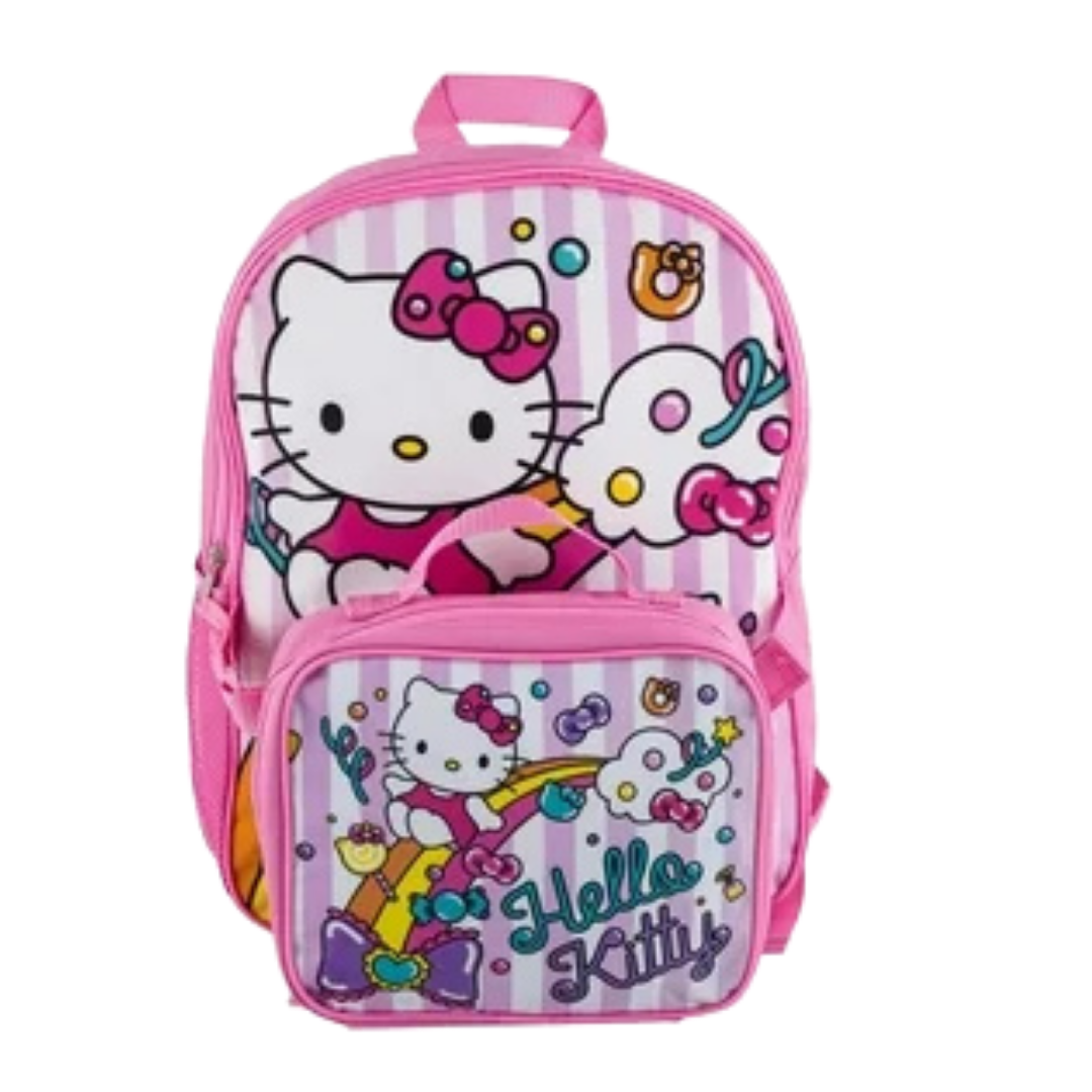 Hello Kitty Backpack with Lunch Bag (set)