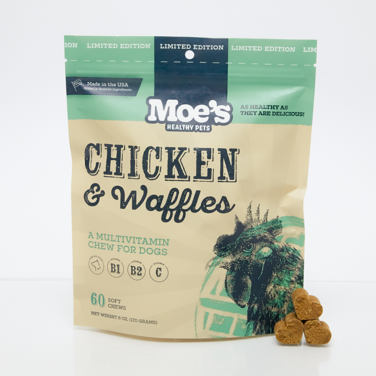 Chicken and Waffles Chews