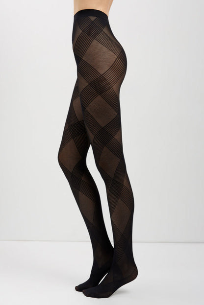 Fantasy Tights Conte Music - Diagonal Stripes
