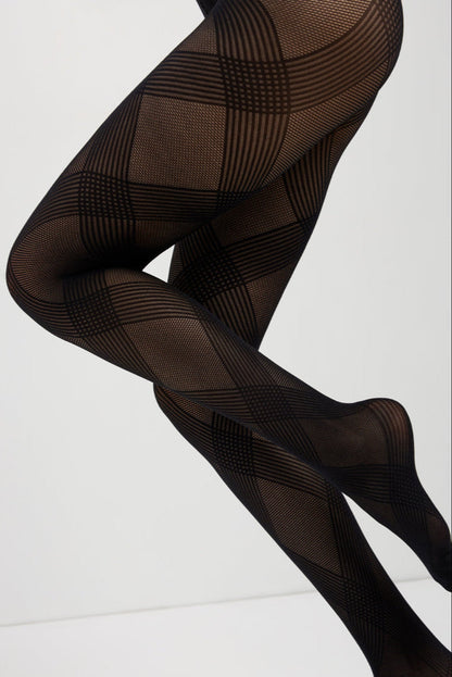 Fantasy Tights Conte Music - Diagonal Stripes