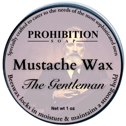 The Gentleman Mustache Wax