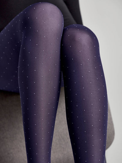 Conte Point 50 Den - Fantasy Opaque Women's Tights with a pattern of "dots" (19С-10СП)