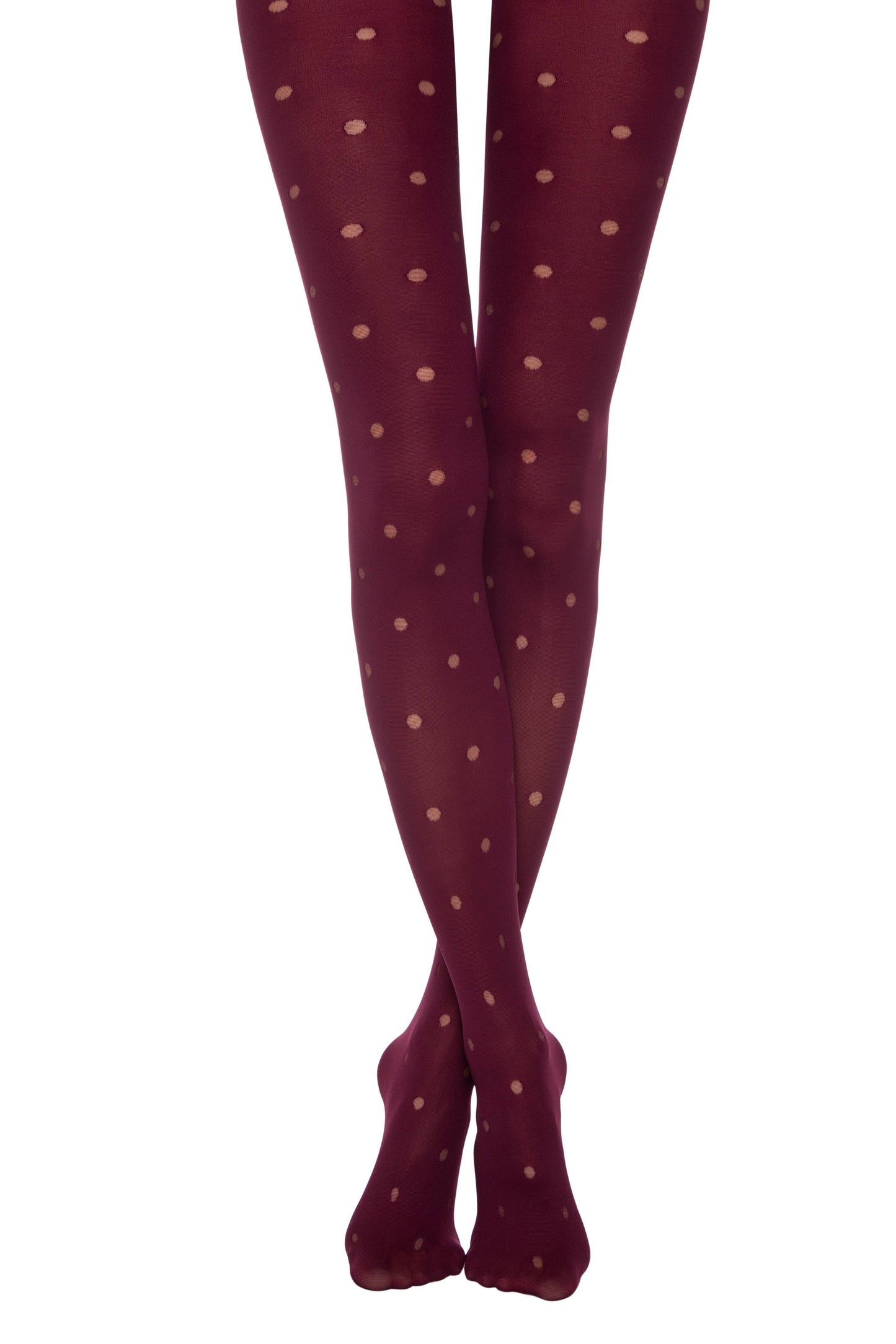 Conte Enjoy 50 Den - Fantasy Opaque Women's Tights with Sheer Polka Dots (19С-241СП)