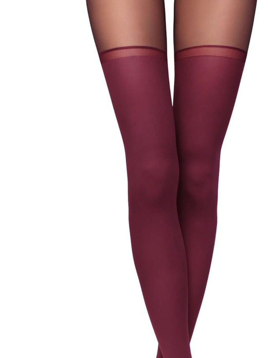 Conte Chance 50 Den - Fantasy Opaque Women's Tights with Imitation Golfs (16С-136СП)