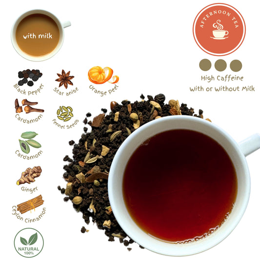 Masala Assam Black Tiger Chai Loose Leaf Tea