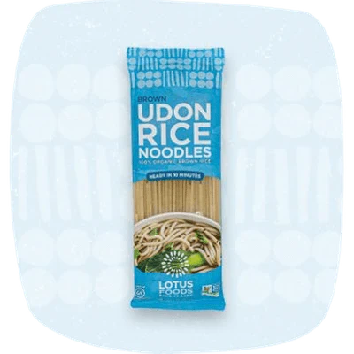 Lotus Foods Organic Brown Rice Udon Noodles (8-Pack)