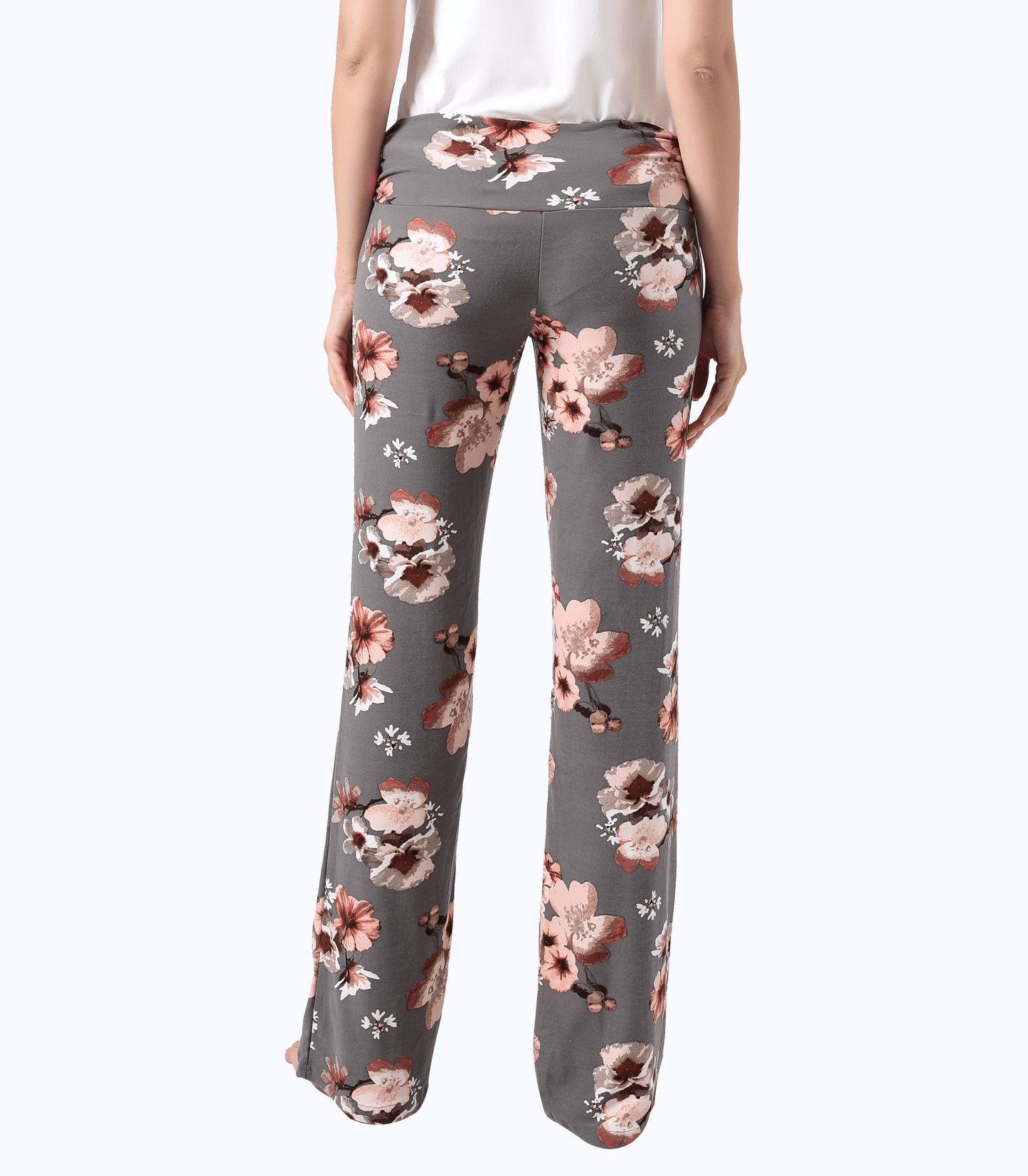 Below Bump Maternity Postpartum Pajama Pants (Floral)