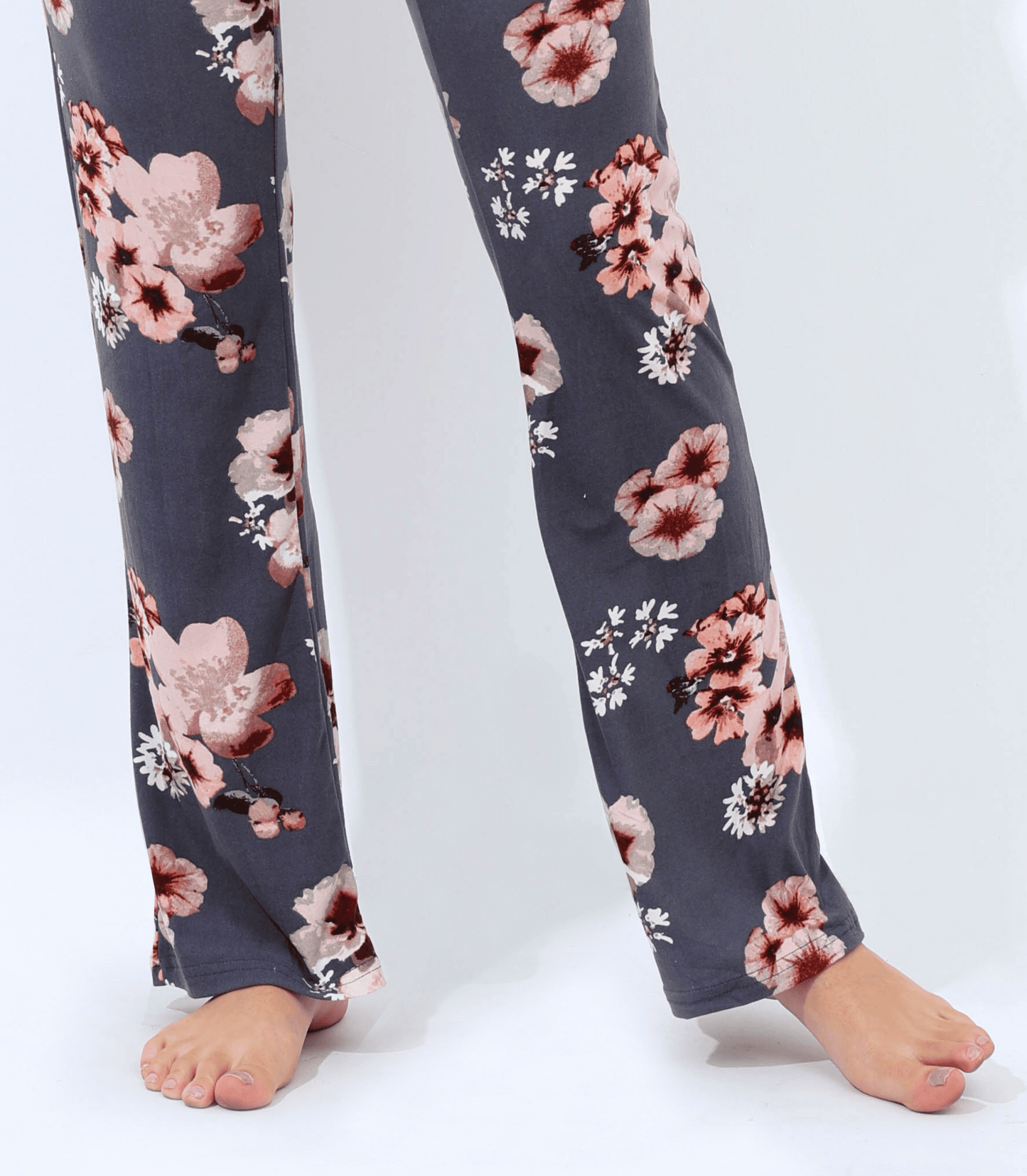 Below Bump Maternity Postpartum Pajama Pants (Floral)