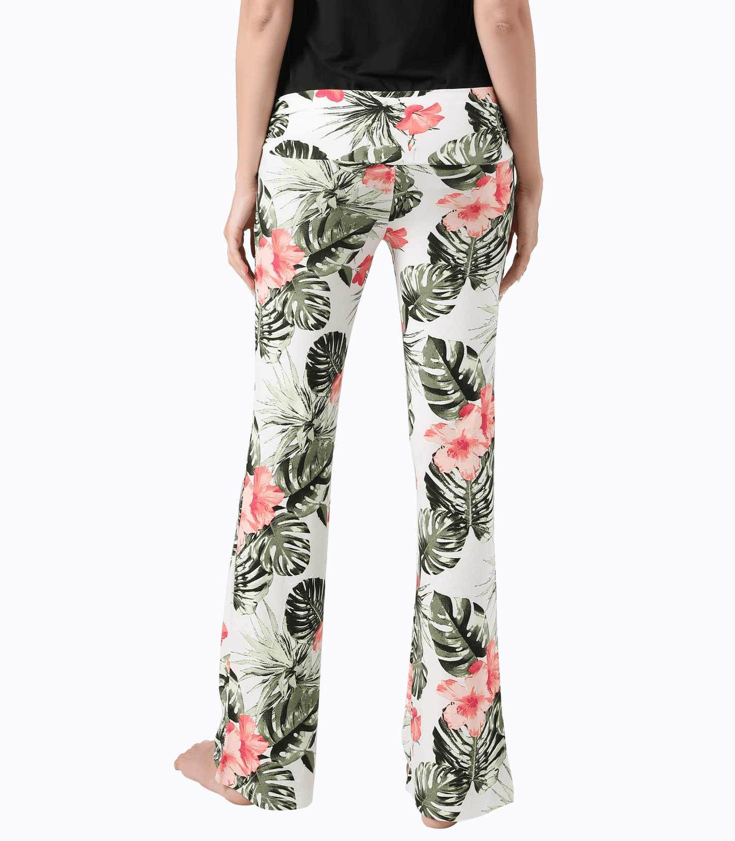 Below Bump Maternity Postpartum Pajama Pants (Floral)
