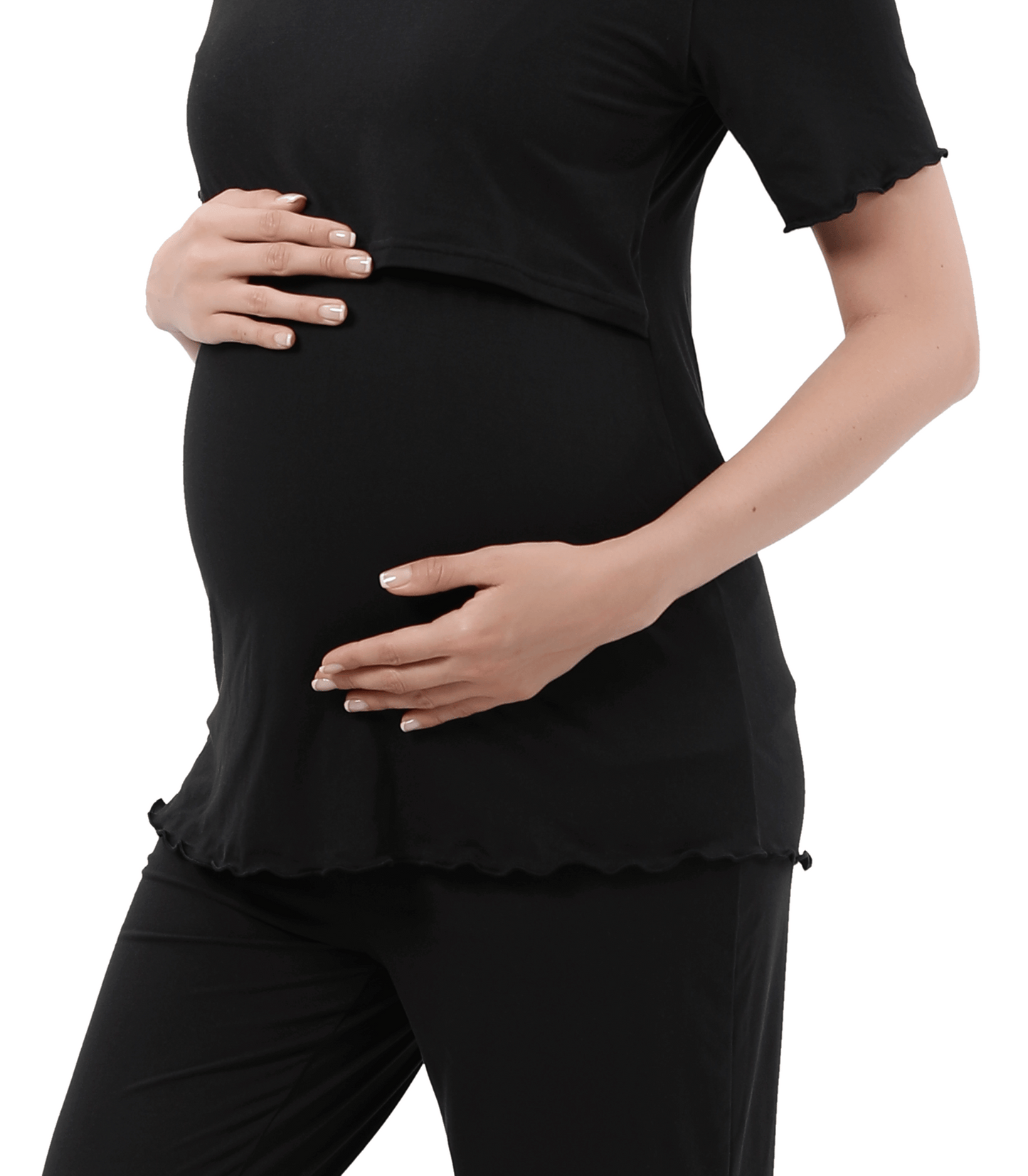 Bump Friendly Nursing Pajama Set Colored