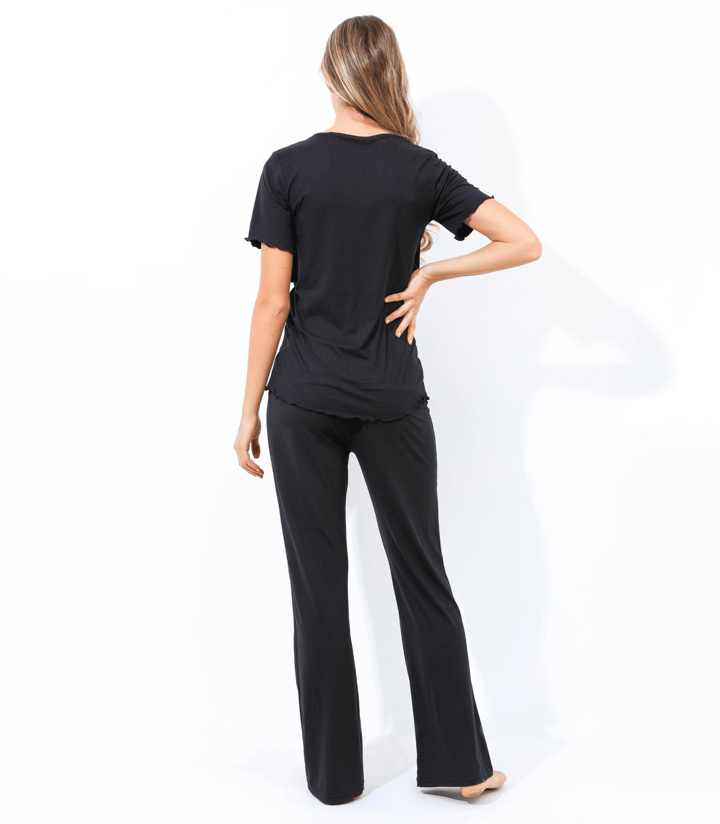 Bump Friendly Nursing Pajama Set Colored