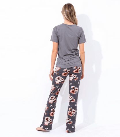 Bump Friendly Nursing Pajama Set Colored