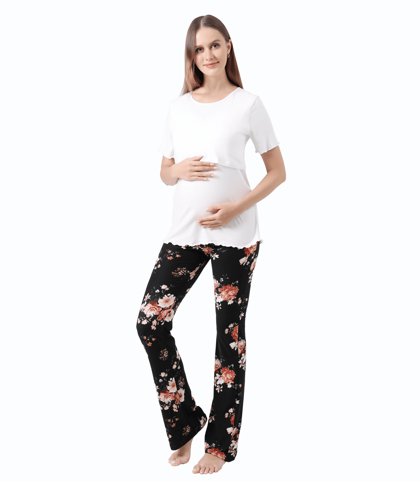 Bump Friendly Nursing Pajama Set