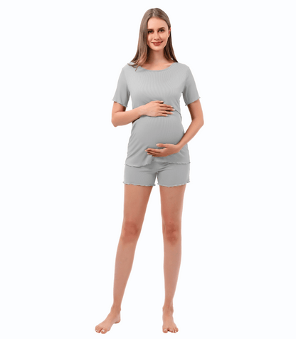 Summer Pregnancy Pajama Set