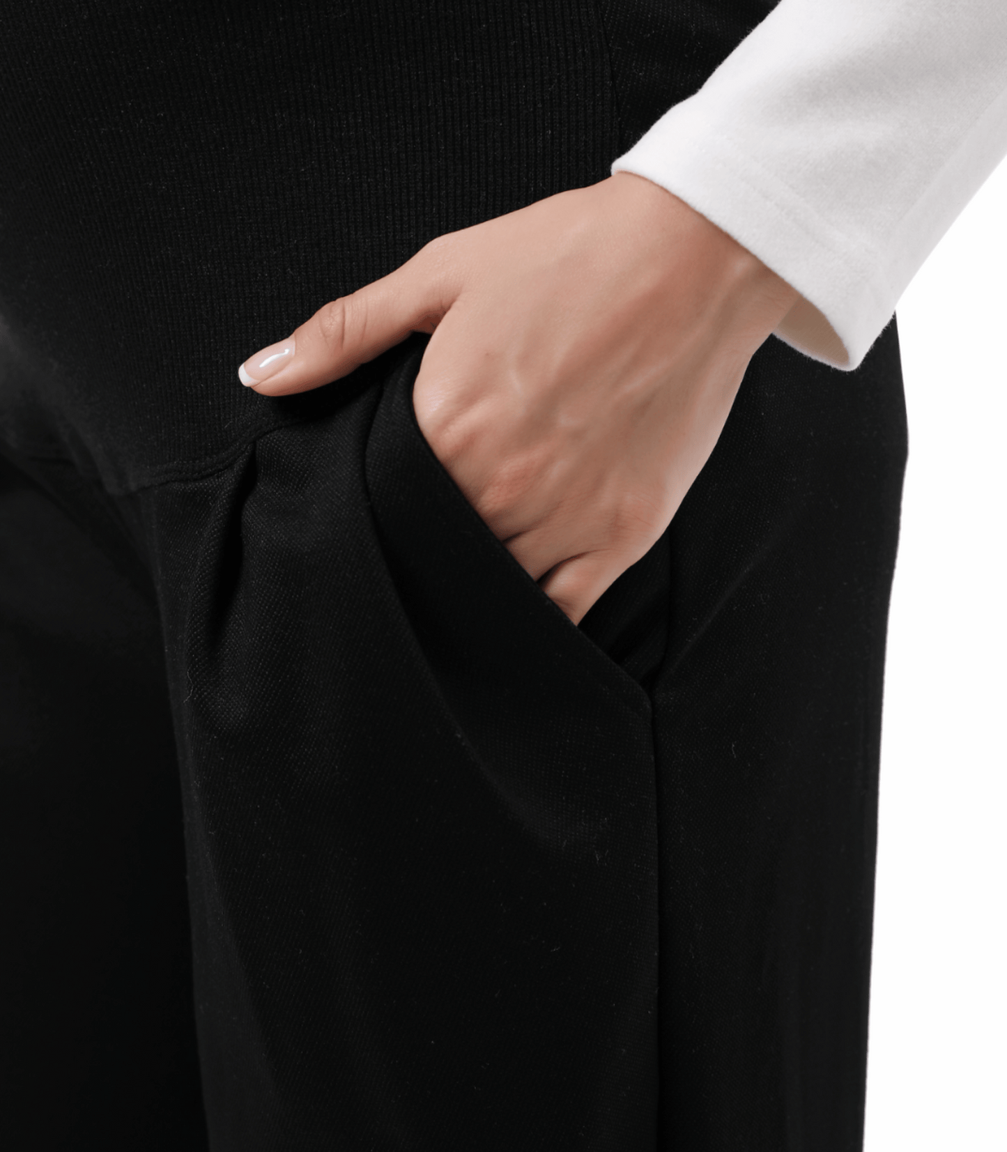 The Wide Leg Maternity Ankle Pant