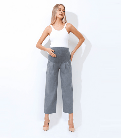 The Wide Leg Maternity Ankle Pant