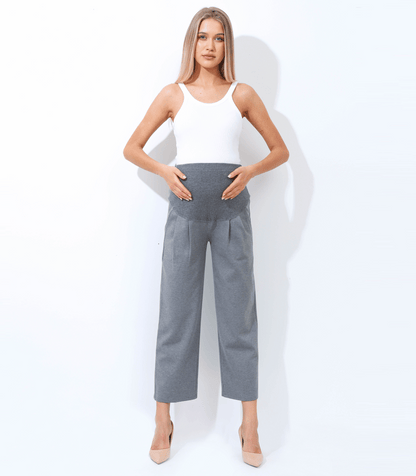 The Wide Leg Maternity Ankle Pant