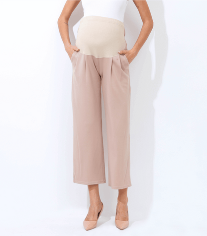 The Wide Leg Maternity Ankle Pant