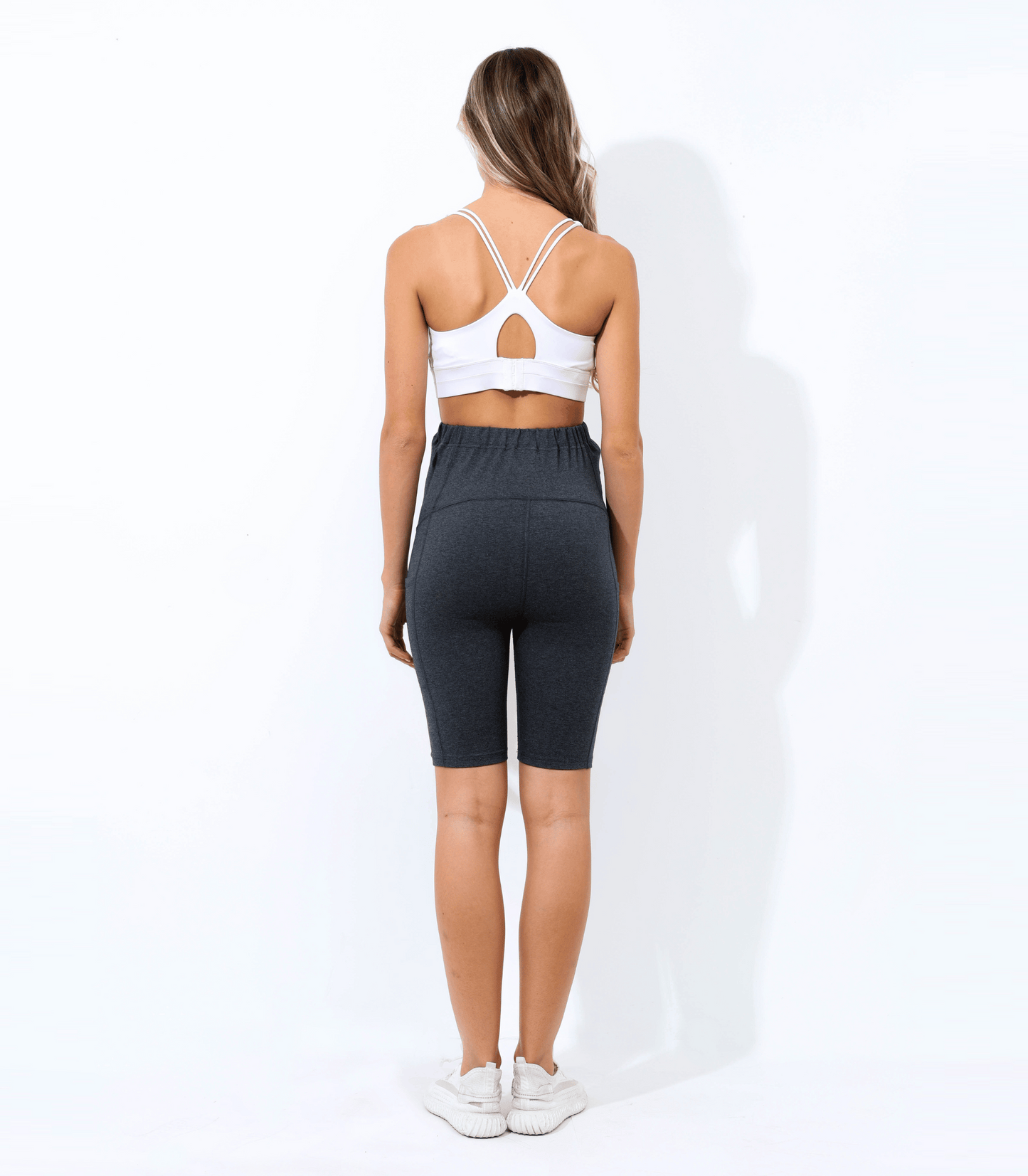Maternity Yoga Shorts with Pockets