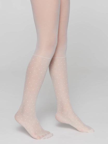 Conte Milana 20 Den - Fantasy Thin Tights for Girls with polka dots - 4yr. 6yr. 8yr. 10yr. 12yr. (20С-115СП)