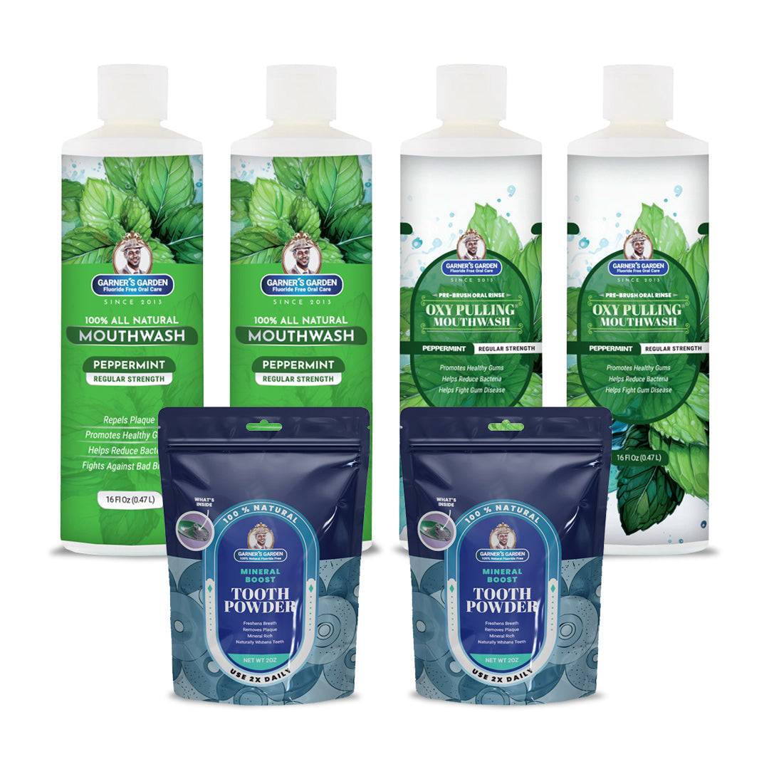 2 Pack Oral Care Package | Trio | H2O2 | Fluoride Free