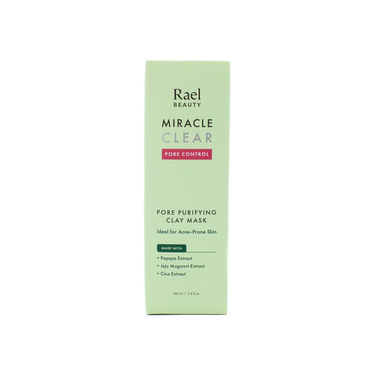 Rael Miracle Clear Pore Purifying Clay Face Mask 3.4oz - New